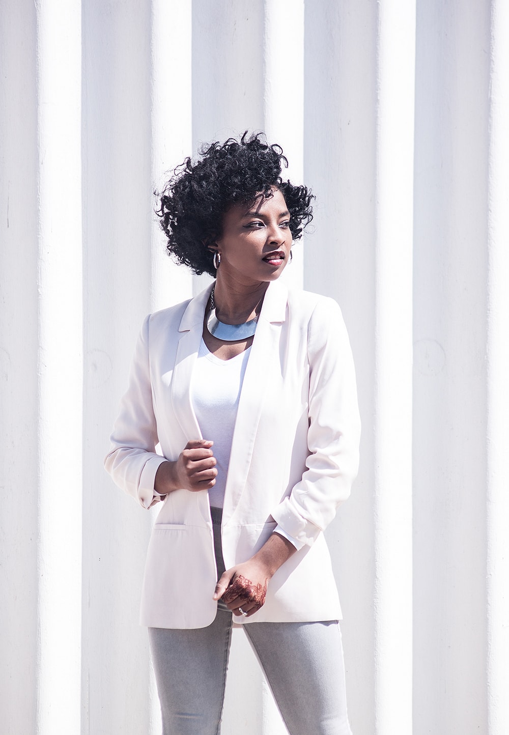 H&H ICE BLUE DENIM WIDE LEG DENIM JEANS